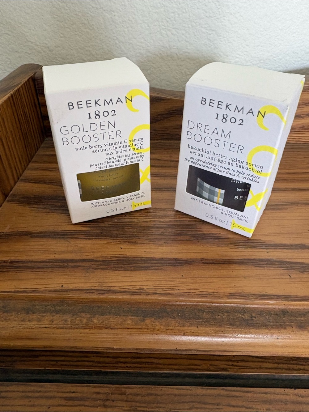 BEEKMAN 1802 BOOSTER SERUMS BUNDLE .. LOT OF 2